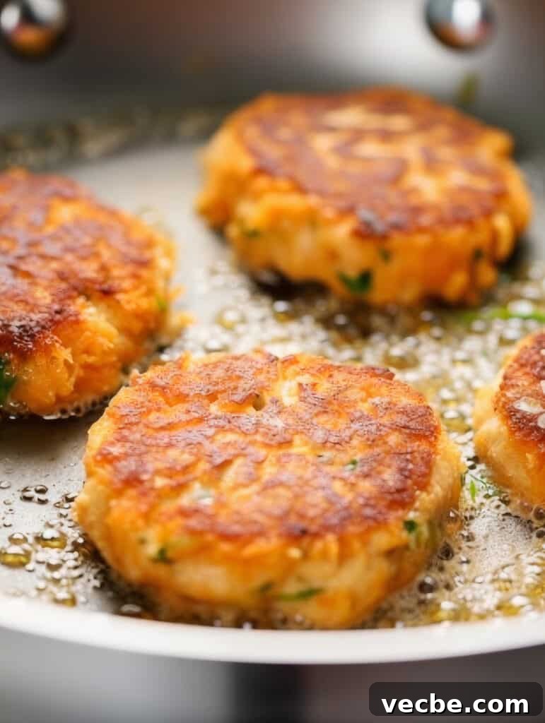 Crispy Salmon Patties with Fresh Herbs 4 ingredients for homemade salmon patties