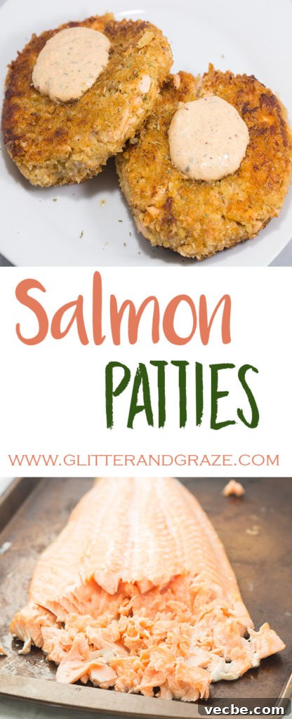 Crispy Salmon Patties with Fresh Herbs 9 salmon patties