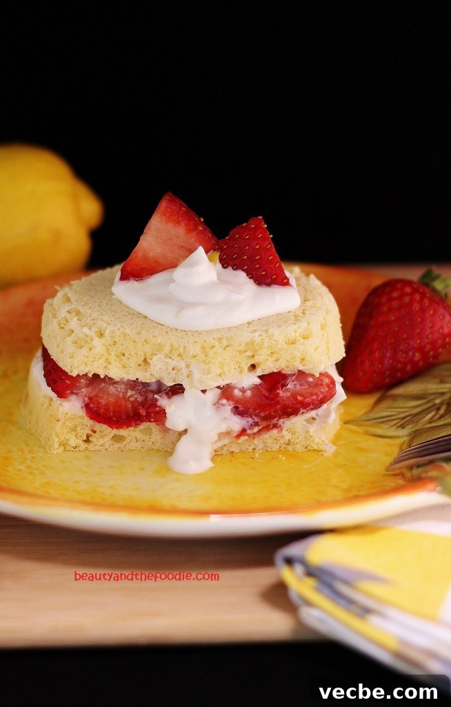 Quick Paleo Strawberry Lemon Shortcake Recipe 2 A quick & easy to make keto strawberry shortcake.