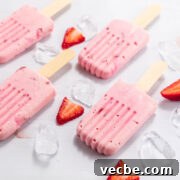 Keto Strawberry Creamsicles