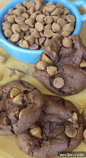 Chocolate Cake Mix Cookies for the soft cookie lover. Chocolate Cake Mix Cookies