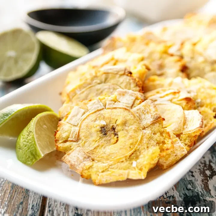 Air Fryer Tostones {Cuban Fried Plantains}