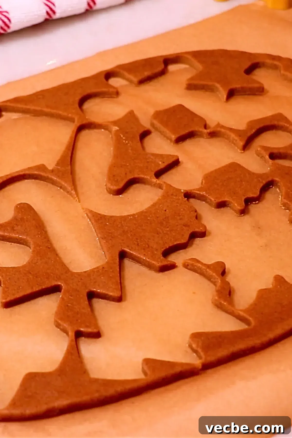 7 Pro Tips for Baking Bakery-Style Cookies Every Time 5 cut-out gingerbread cookie dough