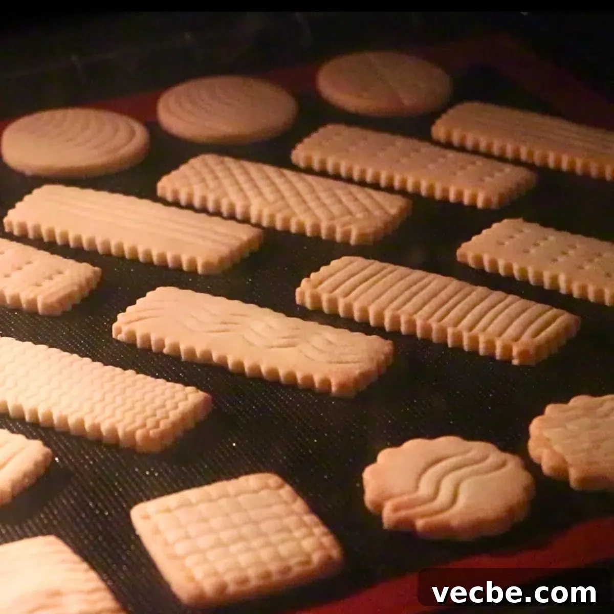 7 Pro Tips for Baking Bakery-Style Cookies Every Time 7 shortbread cookie in the oven