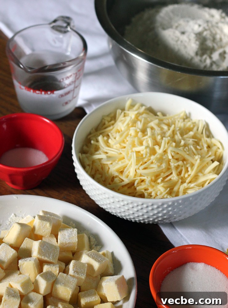 AppleCheddarHandpiesIngredients Apple cheddar hand pie ingredients.