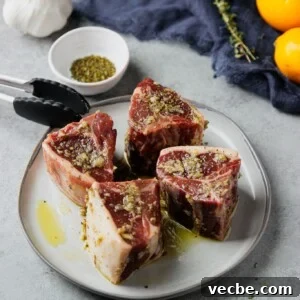 Pan-Seared Garlic & Herb Lamb Loin Chops 16 lamb chops seasoned