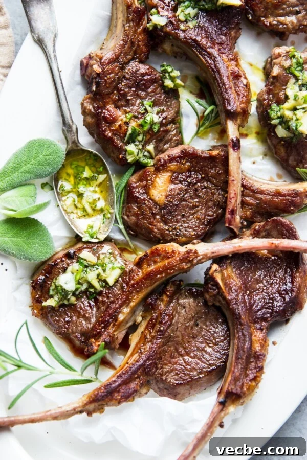 Pan-Seared Garlic & Herb Lamb Loin Chops 9 how to cook lamb chops