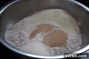 Mix all the dry ingredients