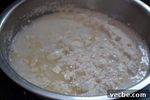 Add water and oil