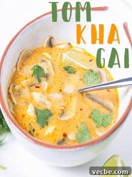 Authentic Tom Kha Gai Recipe: Thai Coconut Chicken Soup 8 tom kha gai - coconut chicken soup