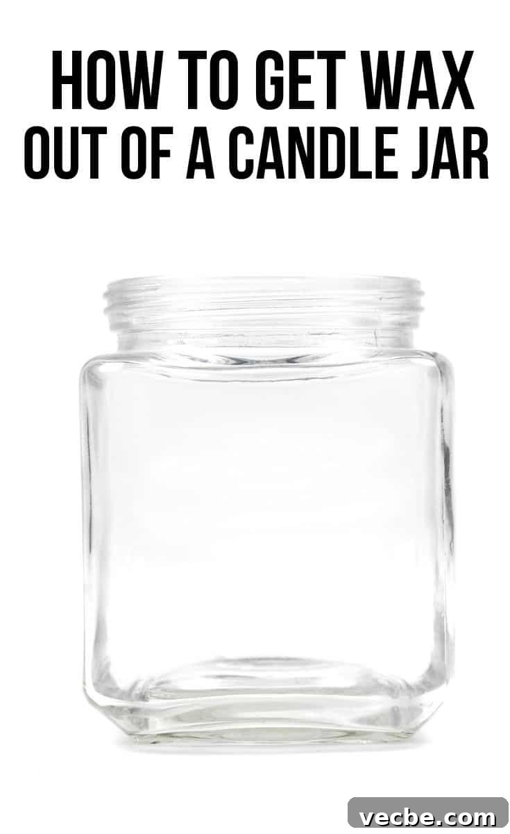 How to Remove Wax from a Candle Jar Without Damage 2 how to clean out a candle jar