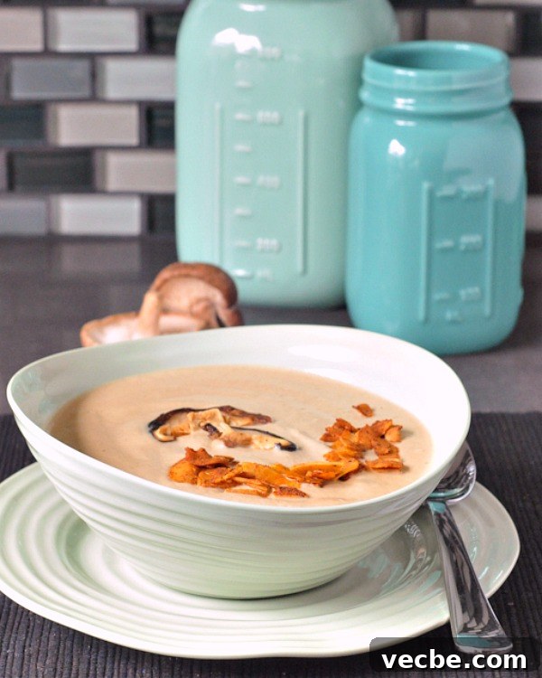 20+ Allergy-Friendly Winter Soups to Warm You This Season 11 hearty-roasted-mushroom-bisque-spabettie