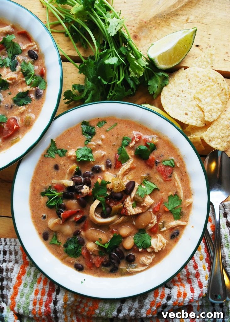 20+ Allergy-Friendly Winter Soups to Warm You This Season 3 Slow Cooker Green Chile Enchilada Soup (Gluten, dairy, egg, peanut & tree nut free) Soup recipe by AllergyAwesomeness