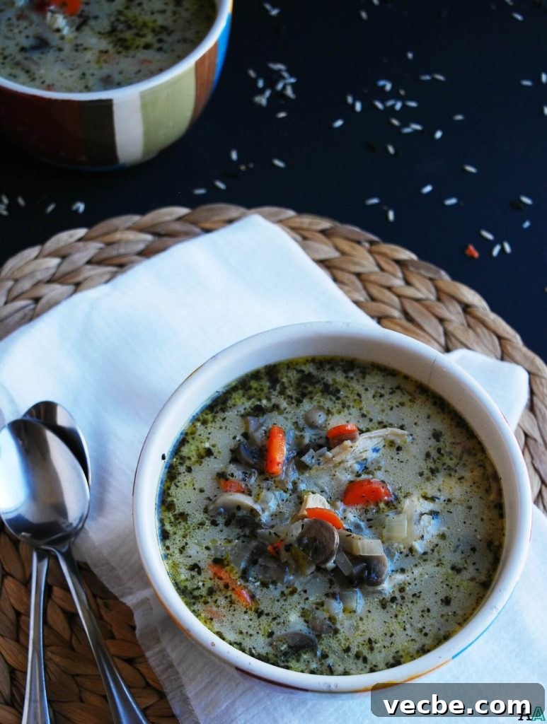 20+ Allergy-Friendly Winter Soups to Warm You This Season 5 Chicken, Mushroom & Wild Rice Soup (GF, DF, Egg, Peanut/Tree nut Free) Recipe by Allergy Awesomeness