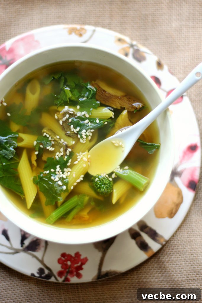 20+ Allergy-Friendly Winter Soups to Warm You This Season 9 tummy-healing-soup-for-one-3