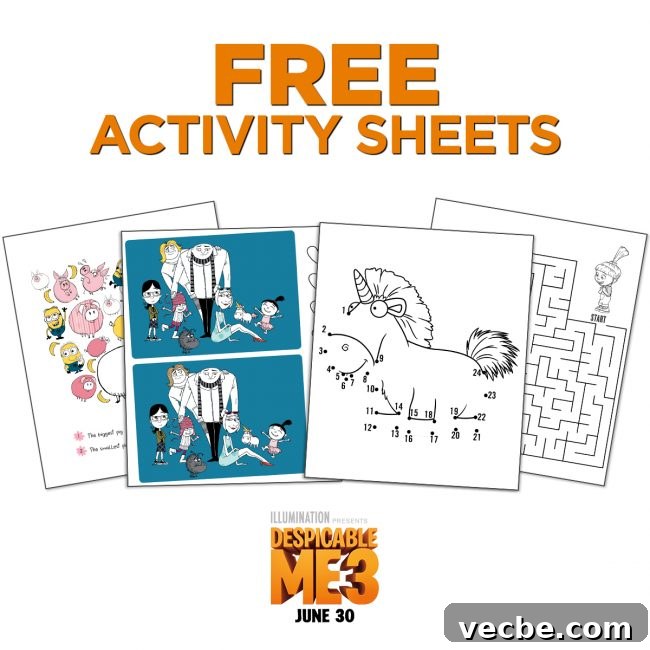 Despicable Me 3 Movie Review and Free Printable Activity Sheets 7 img 18084 6