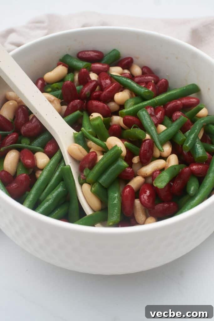 Three-Bean Salad Recipe with Zesty Vinaigrette 2 img 18186 1