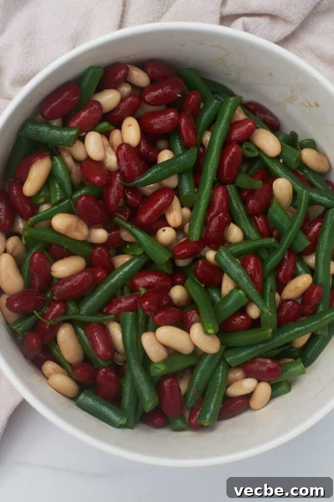 Three-Bean Salad Recipe with Zesty Vinaigrette 6 img 18186 5