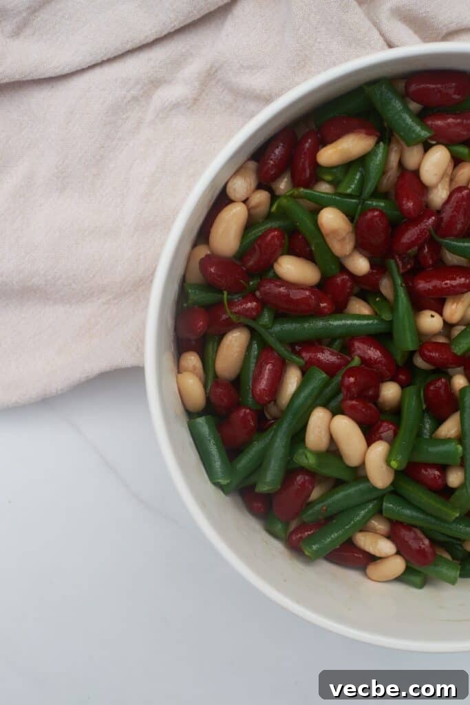 Three-Bean Salad Recipe with Zesty Vinaigrette 7 img 18186 6