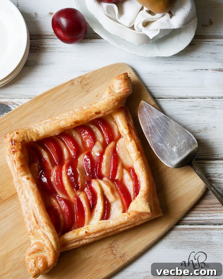 Rustic Pear and Plum Galette Recipe 10 Pear and Plum Galette