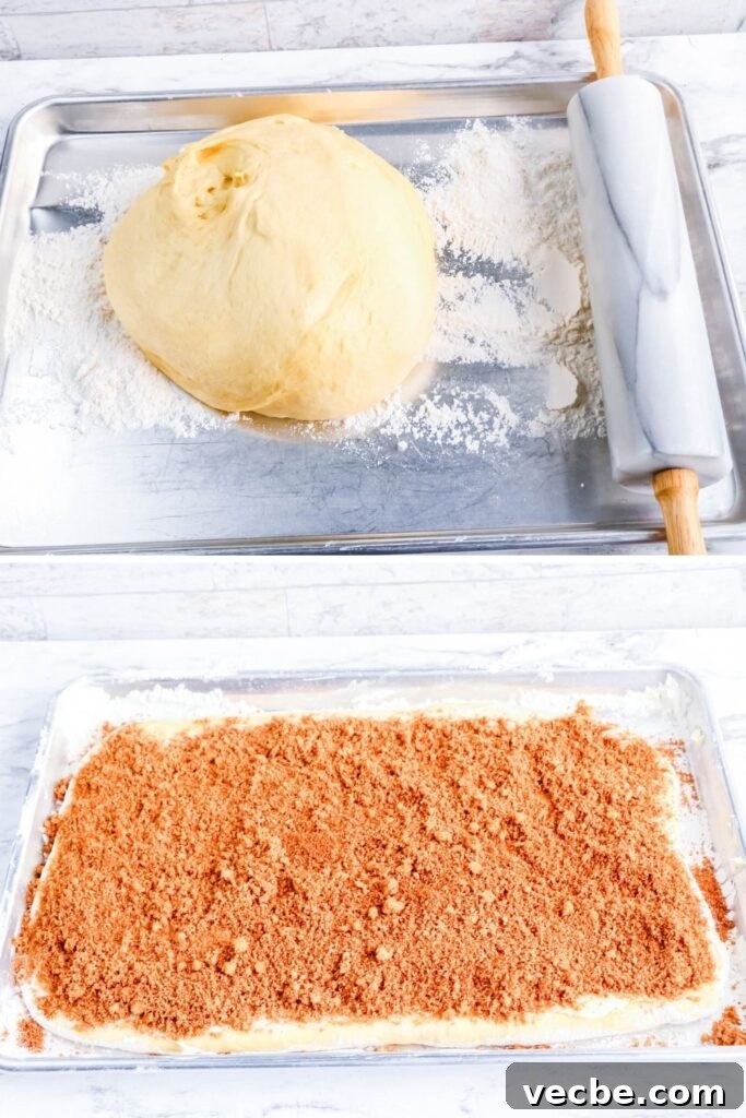 Bread Machine Cinnamon Rolls with Cream Cheese Icing 5 how to make cinnamon rolls collage