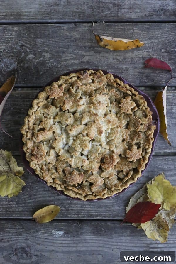 Maple-Chai Spiced Apple Pie 3 Maple Chai Apple Pie: Creamy, rich, chai spiced apple pie.