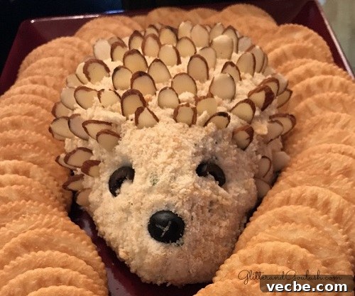 Woodland Friends Birthday Party Ideas for Kids 11 Hedgehog cheeseball