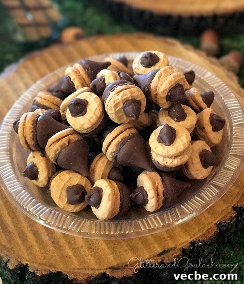Woodland Friends Birthday Party Ideas for Kids 5 Acorn cookies
