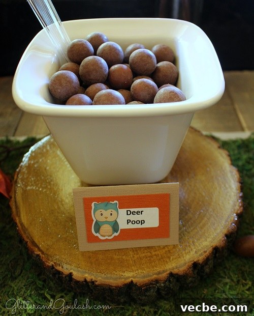 Woodland Friends Birthday Party Ideas for Kids 7 Snack mix