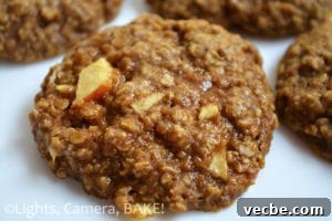 Cheesecake-Stuffed Spiced Apple Cookies 3 Cheesecake Stuffed Spiced Apple Cookies. Soft and chewy spiced oat cookies filled with apple and cheesecake.