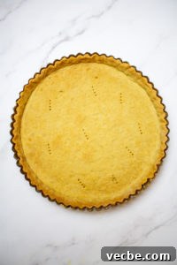 Lemon Tart Recipe with Buttery Shortcrust Pastry 17 blind baked tart crust