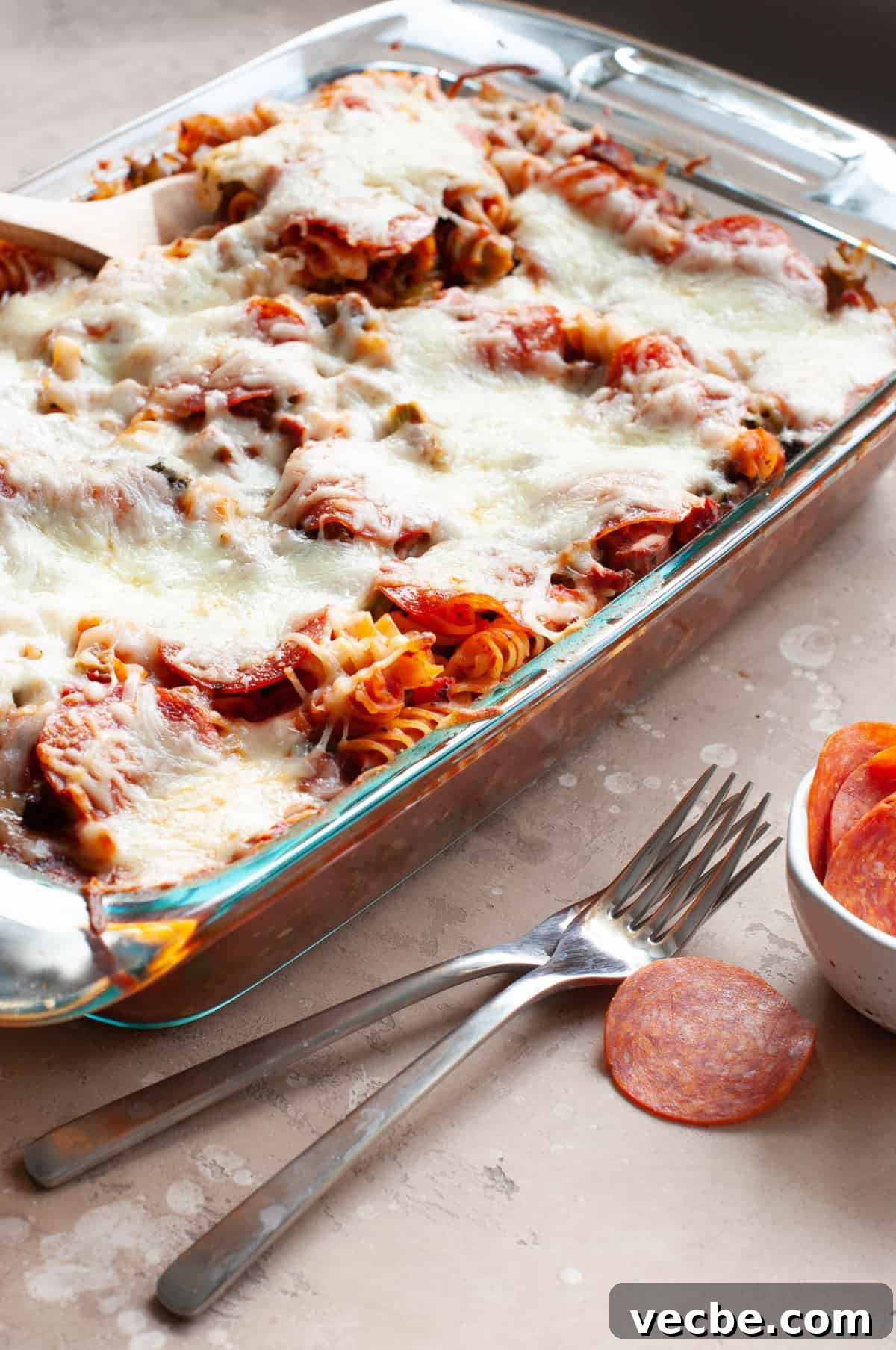 One-Pan Cheesy Pizza Casserole Recipe with Pepperoni 7 healthy pizza casserole