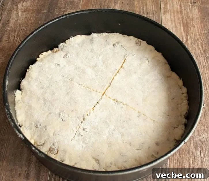 Traditional Irish Soda Bread Recipe 6 Irish soda bread in pan