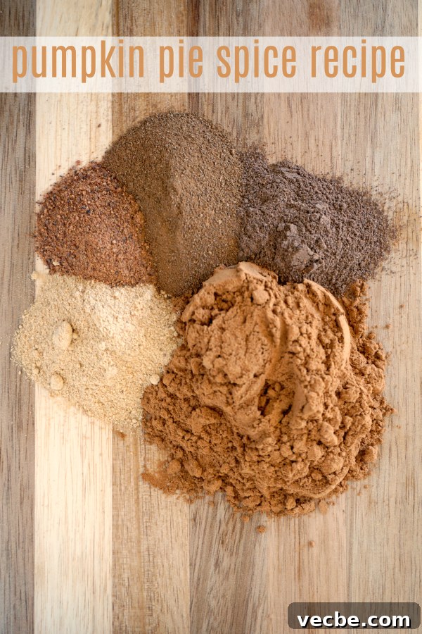 Homemade Pumpkin Pie Spice Mix Recipe 2 Don't get caught without Pumpkin Pie Spice this holiday season. You can make up this easy Pumpkin Pie Spice Recipe in small batches (or big ones) from spices you probably already have on hand.