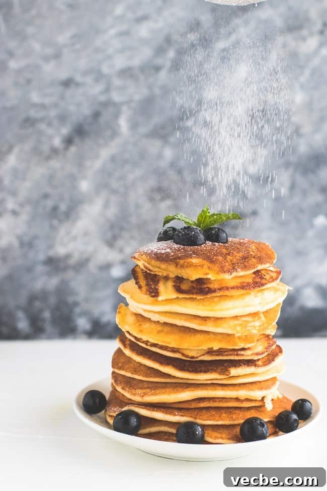 Keto Pancakes with Sugar-Free Maple Syrup 3 Pancakes With Maple Syrup