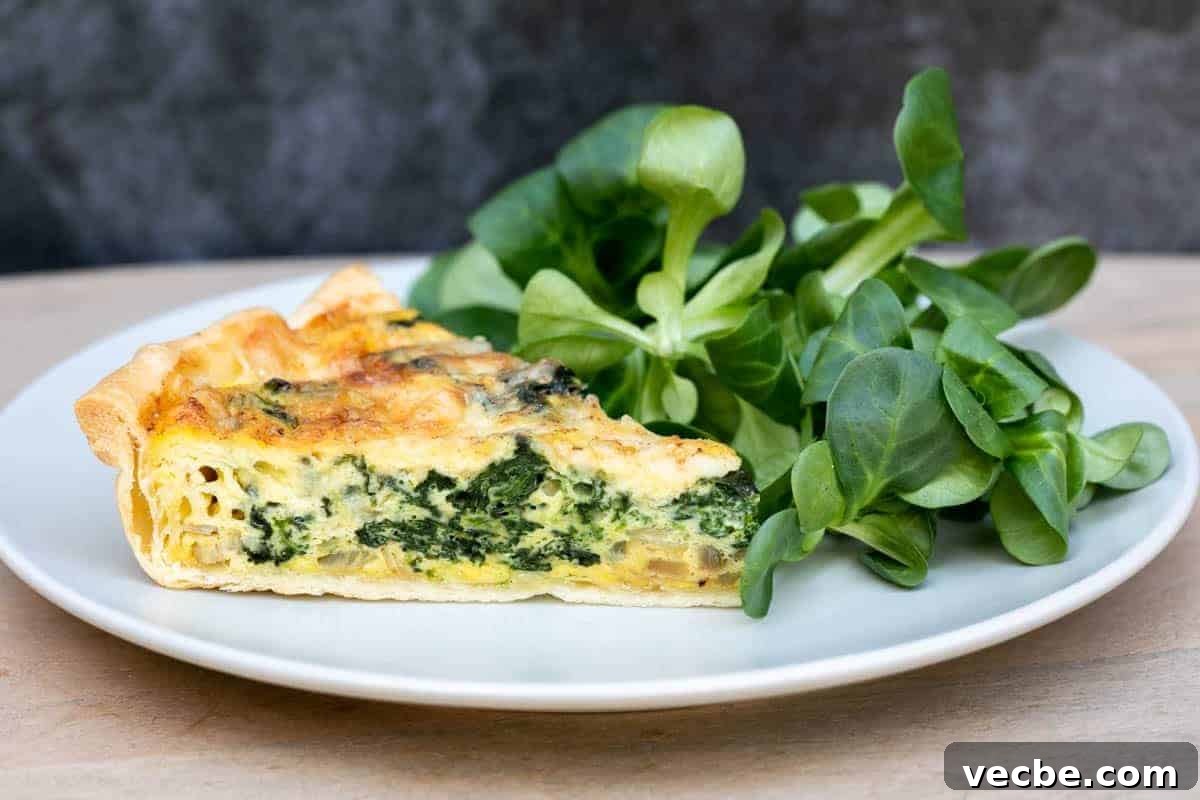 16 French Dinner Recipes Ready in Under 45 Minutes 4 Quiche Florentine (Spinach Quiche)