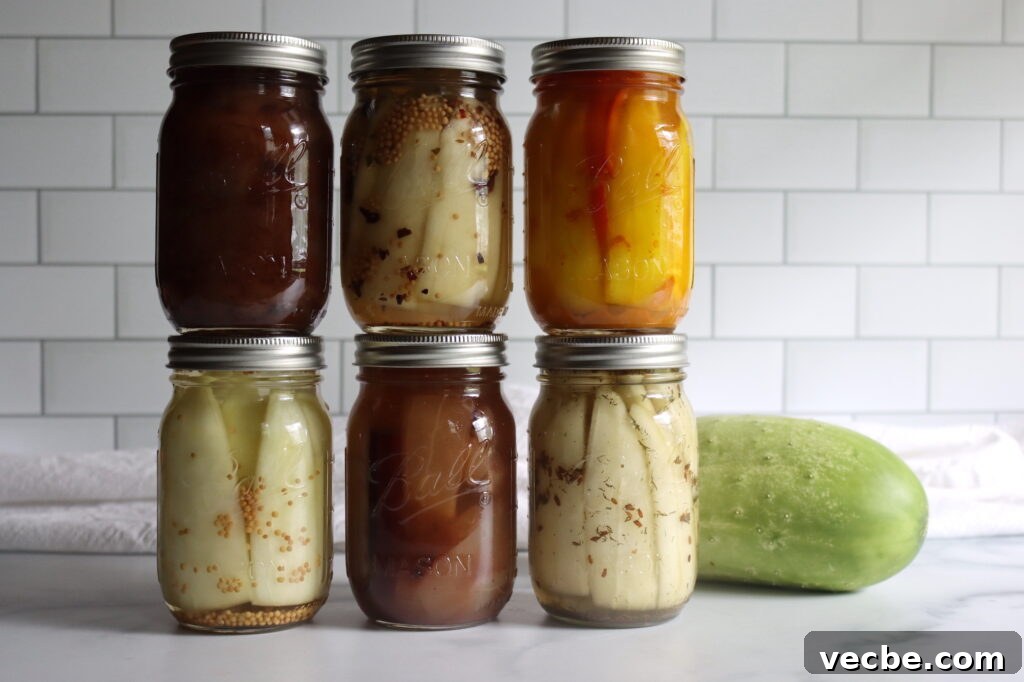 Danish Asier Pickles Recipe: Classic Pickled Cucumbers 7 Overripe Cucumber Pickles