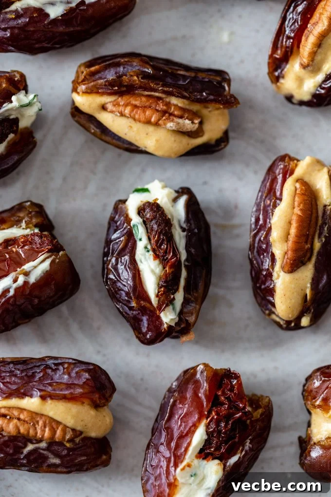 Foods That Start With D: Dishes, Fruits & Ingredients 5 stuffed medjool dates