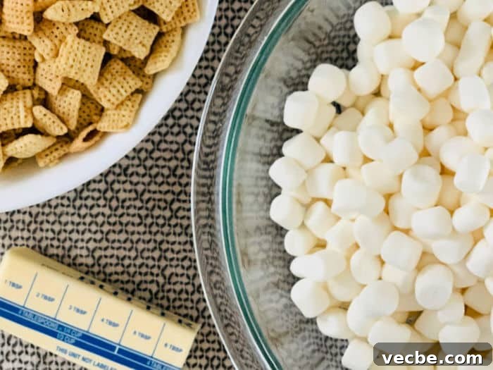 St. Patrick's Day Crispy Rice Treats 2 leprechaun hat bar ingredients
