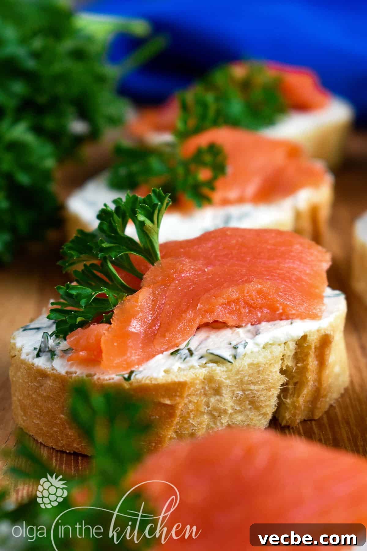 Smoked Salmon Cream Cheese Sandwich Recipe 3 Smoked salmon cream cheese tea sandwiches arranged for serving