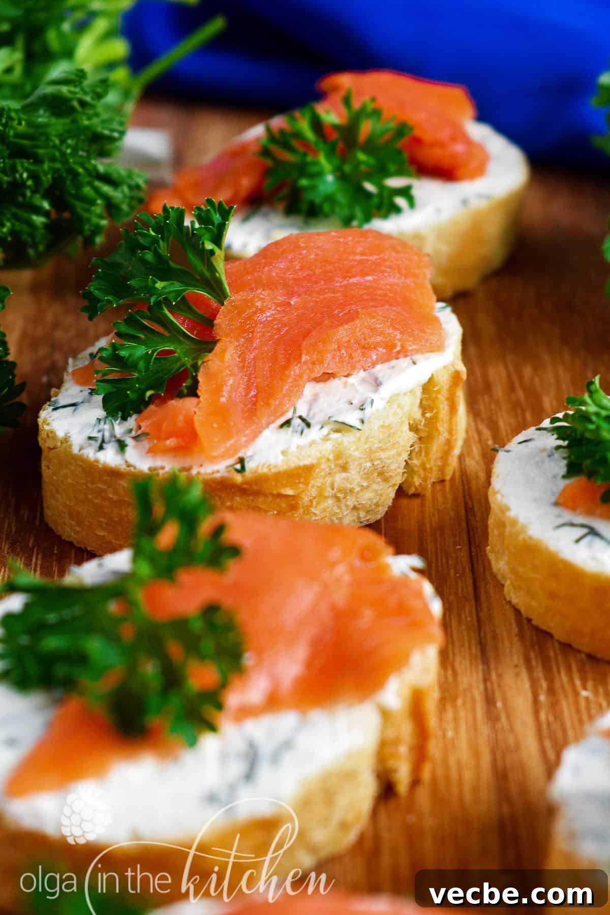 Smoked Salmon Cream Cheese Sandwich Recipe 8 Smoked salmon tea sandwiches served as an appetizer