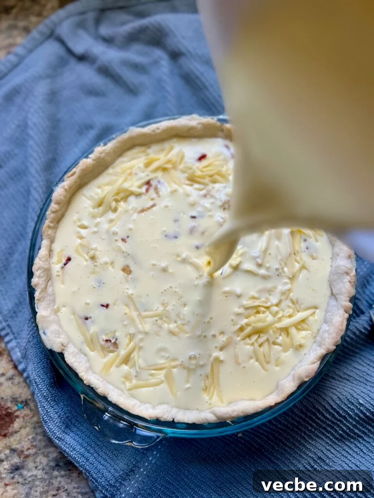 Rustic Sourdough Quiche with Creamy Egg Filling 8 Ready to bake quiche