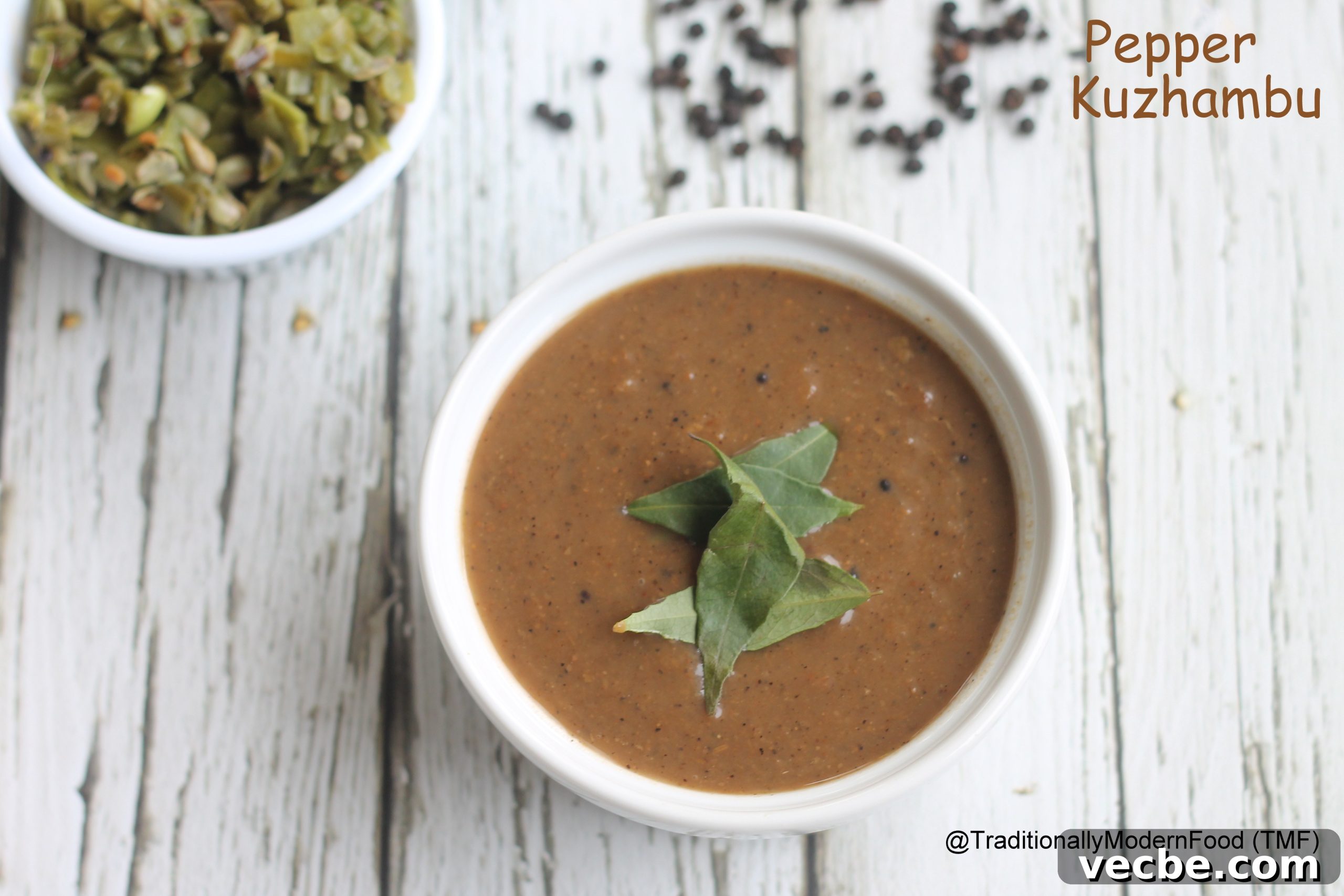 Milagu Kuzhambu Recipe South Indian Pepper Curry 28 Pepper Kulambu final serving