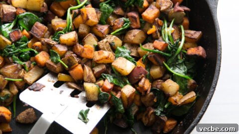 finished low fodmap breakfast hash