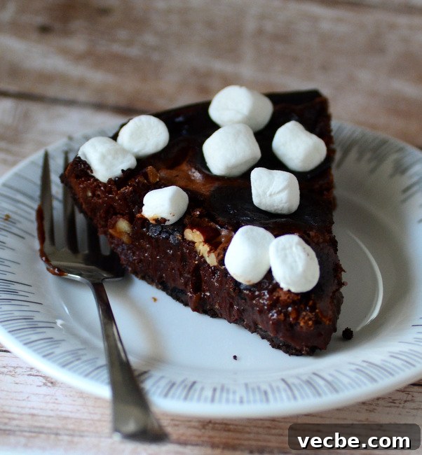 Gluten Free Rocky Road Brownie Pie Recipe 2 Gluten Free Rocky Road Brownie Pie