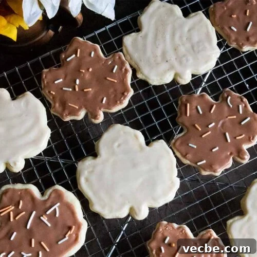 Maple Glazed Shortbread Cookies Recipe 7 Maple glazed shortbread cookies.