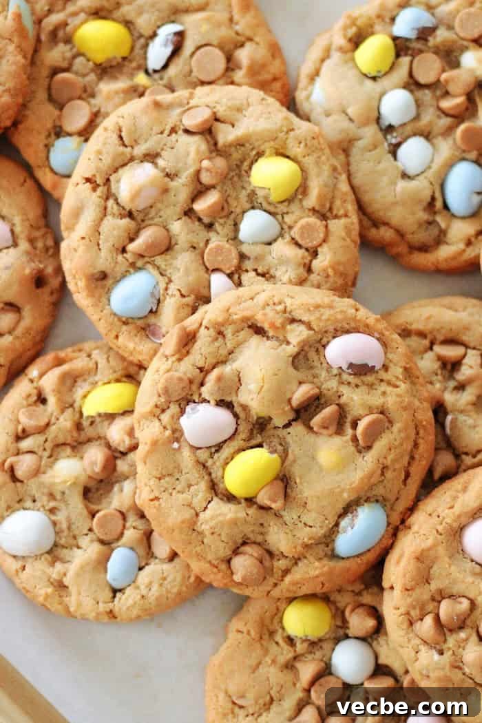 25 Irresistible Easter Dessert Recipes to Try 7 cadbury cookies piled up