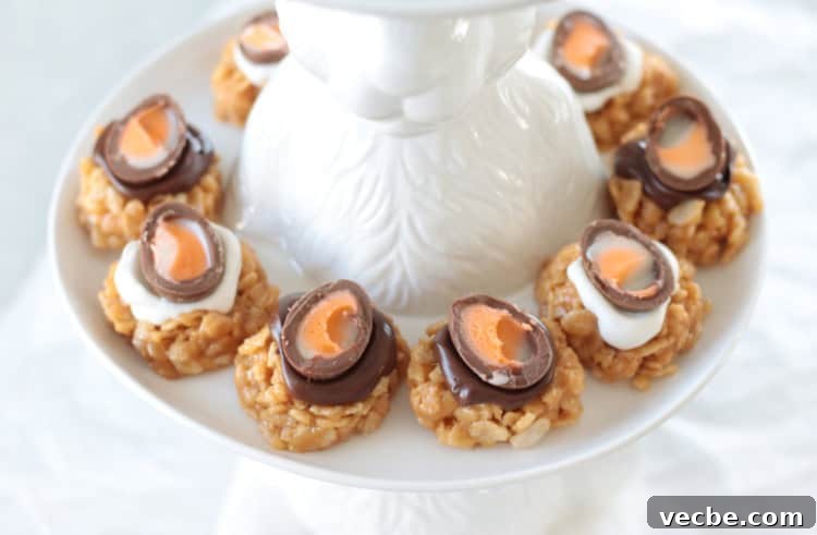 25 Irresistible Easter Dessert Recipes to Try 9 bunny platter of cadbury creme egg cookies