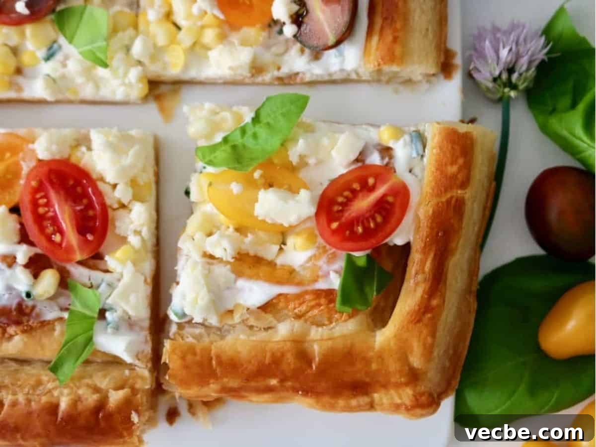 19 Irresistible Game Day Recipes That Melt in Your Mouth 11 Labne Corn and Tomato Tart