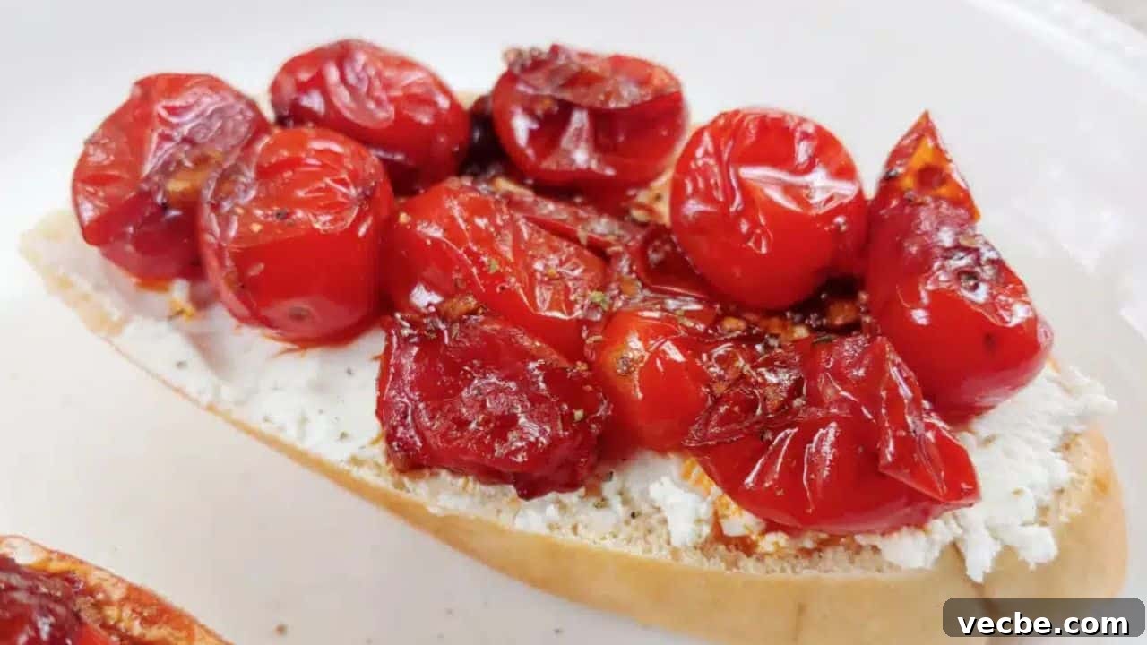 19 Irresistible Game Day Recipes That Melt in Your Mouth 6 Goat Cheese Crostini with Balsamic Grape Tomatoes